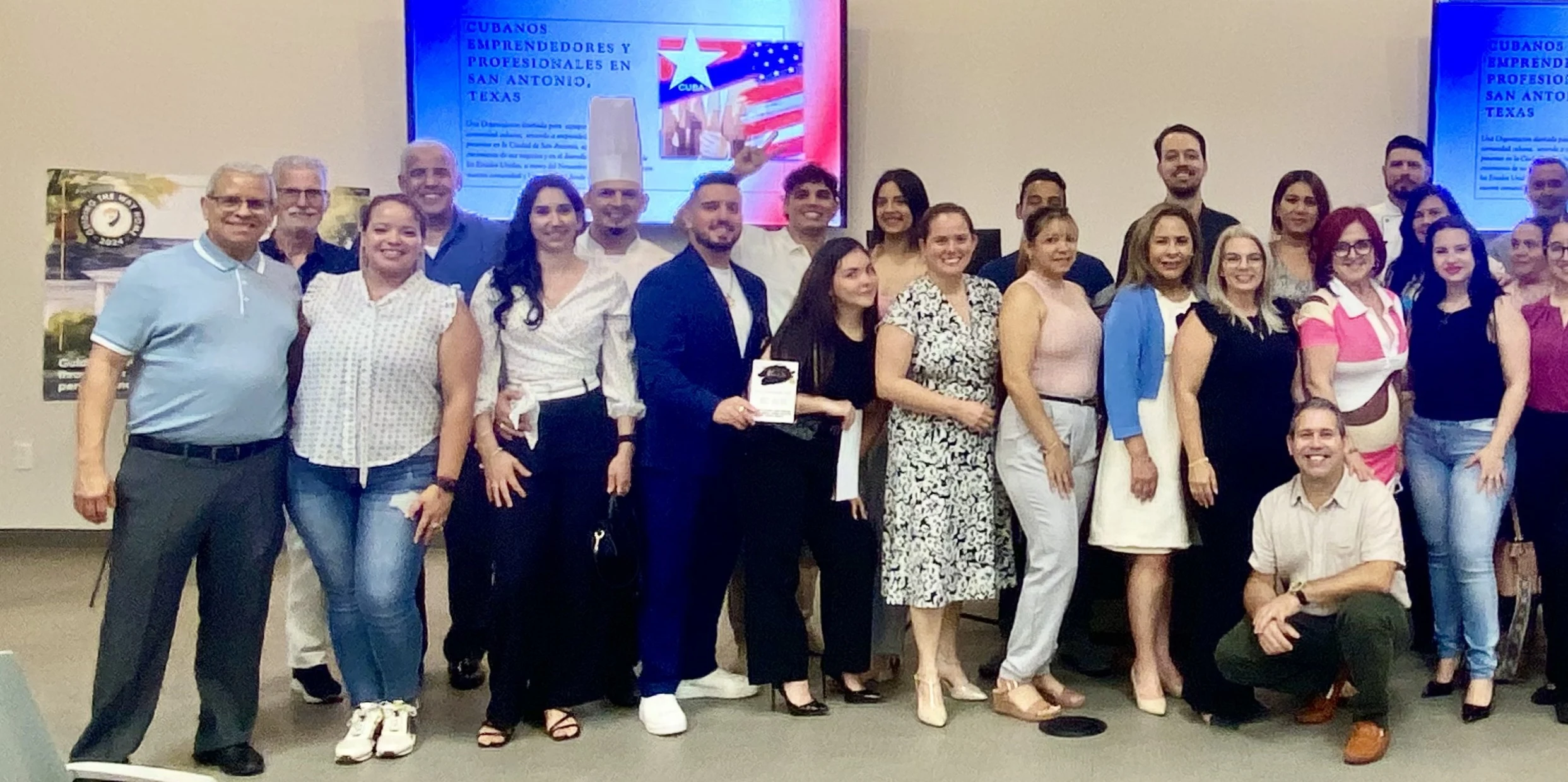 Members of the Cuban community gathered in San Antonio